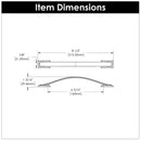 Cabinet Pulls 6-5/16 Inch (160mm) Center to Center - Hickory Hardware Load image into Gallery viewer, Cabinet Pulls 6-5/16 Inch (160mm) Center to Center - Hickory Hardware