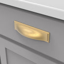 Cup handles 3 Inch, 3-3/4 Inch (96mm) & 5-1/16 Inch (128mm) Center to Center - Hickory Hardware - Dover Collection Load image into Gallery viewer, Cup handles 3 Inch, 3-3/4 Inch (96mm) & 5-1/16 Inch (128mm) Center to Center - Hickory Hardware - Dover Collection