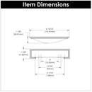 Cup handles 3 Inch, 3-3/4 Inch (96mm) & 5-1/16 Inch (128mm) Center to Center - Hickory Hardware - Dover Collection Load image into Gallery viewer, Cup handles 3 Inch, 3-3/4 Inch (96mm) & 5-1/16 Inch (128mm) Center to Center - Hickory Hardware - Dover Collection