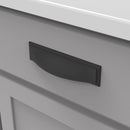 Cup handles 3 Inch, 3-3/4 Inch (96mm) & 5-1/16 Inch (128mm) Center to Center - Hickory Hardware - Dover Collection Load image into Gallery viewer, Cup handles 3 Inch, 3-3/4 Inch (96mm) & 5-1/16 Inch (128mm) Center to Center - Hickory Hardware - Dover Collection