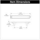 Kitchen Cabinet Handles 3-3/4 Inch (96mm) Center to Center - Hickory Hardware Load image into Gallery viewer, Kitchen Cabinet Handles 3-3/4 Inch (96mm) Center to Center - Hickory Hardware