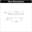 Kitchen Cabinet Handles 5-1/16 Inch (128mm) Center to Center - Hickory Hardware Load image into Gallery viewer, Kitchen Cabinet Handles 5-1/16 Inch (128mm) Center to Center - Hickory Hardware