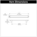 kitchen cabinet handles 6-5/16 Inch (160mm) Center to Center - Hickory Hardware Load image into Gallery viewer, kitchen cabinet handles 6-5/16 Inch (160mm) Center to Center - Hickory Hardware