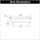 kitchen cabinet handles 6-5/16 Inch (160mm) Center to Center - Hickory Hardware Load image into Gallery viewer, kitchen cabinet handles 6-5/16 Inch (160mm) Center to Center - Hickory Hardware