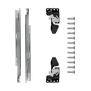 Under Mount Drawer Slides Soft Close Full Extension 21 Inch in Cadmium - Hickory Hardware Load image into Gallery viewer, Under Mount Drawer Slides Soft Close Full Extension 21 Inch in Cadmium - Hickory Hardware