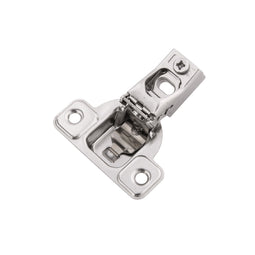 Hinge Concealed 1/4 Inch Overlay Face Frame Self-Close in Polished Nickel (2 Hinges/Per Pack) - Hickory Hardware Hinge Concealed 1/4 Inch Overlay Face Frame Self-Close in Polished Nickel (2 Hinges/Per Pack) - Hickory Hardware