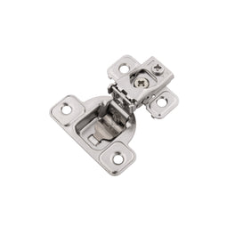 Hidden Hinge Concealed 3/4 Inch Overlay Face Frame Self-Close (2 Hinges/Per Pack) in Polished Nickel - Hickory Hardware Hidden Hinge Concealed 3/4 Inch Overlay Face Frame Self-Close (2 Hinges/Per Pack) in Polished Nickel - Hickory Hardware