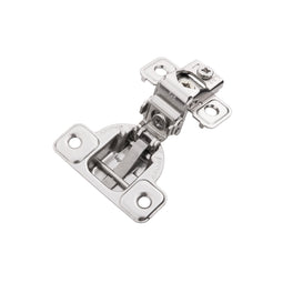 Concealed Door Hinges 1-3/8 Inch Overlay Face Frame Self-Close (2 Hinges/Per Pack) in Polished Nickel - Hickory Hardware Concealed Door Hinges 1-3/8 Inch Overlay Face Frame Self-Close (2 Hinges/Per Pack) in Polished Nickel - Hickory Hardware