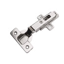 Hidden Cabinet Hinges Full Overlay Frameless Self-Close (2 Hinges/Per Pack) in Polished Nickel - Hickory Hardware Load image into Gallery viewer, Hidden Cabinet Hinges Full Overlay Frameless Self-Close (2 Hinges/Per Pack) in Polished Nickel - Hickory Hardware