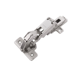 Hinge Concealed Full Overlay Frameless Self-Close 165 Degree (2 Hinges/Per Pack) in Polished Nickel- Hickory Hardware Hinge Concealed Full Overlay Frameless Self-Close 165 Degree (2 Hinges/Per Pack) in Polished Nickel- Hickory Hardware