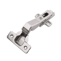 Hinge Concealed Frameless Corner Door Self-Close (2 Hinges/Per Pack) in Polished Nickel - Hickory Hardware Hinge Concealed Frameless Corner Door Self-Close (2 Hinges/Per Pack) in Polished Nickel - Hickory Hardware