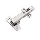 Hinge Concealed Frameless Blind Corner Self-Close (2 Hinges/Per Pack) in Polished Nickel - Hickory Hardware Load image into Gallery viewer, Hinge Concealed Frameless Blind Corner Self-Close (2 Hinges/Per Pack) in Polished Nickel - Hickory Hardware
