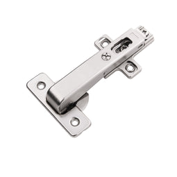 Hinge Concealed Frameless Blind Corner Self-Close (2 Hinges/Per Pack) in Polished Nickel - Hickory Hardware Hinge Concealed Frameless Blind Corner Self-Close (2 Hinges/Per Pack) in Polished Nickel - Hickory Hardware