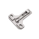 Hinge Concealed Face Frame Self-Close Mounting Plate 1 mm (2 Hinges/Per Pack) in Polished Nickel - Hickory Hardware Load image into Gallery viewer, Hinge Concealed Face Frame Self-Close Mounting Plate 1 mm (2 Hinges/Per Pack) in Polished Nickel - Hickory Hardware