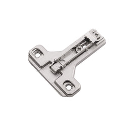 Hinge Concealed Face Frame Self-Close Mounting Plate 1 mm (2 Hinges/Per Pack) in Polished Nickel - Hickory Hardware Hinge Concealed Face Frame Self-Close Mounting Plate 1 mm (2 Hinges/Per Pack) in Polished Nickel - Hickory Hardware