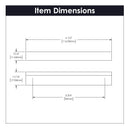 Cabinet Door Handles 3-3/4 Inch (96mm) Center to Center- Hickory Hardware Load image into Gallery viewer, Cabinet Door Handles 3-3/4 Inch (96mm) Center to Center- Hickory Hardware