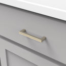 Cabinet Door Handles 3-3/4 Inch (96mm) Center to Center - Hickory Hardware Load image into Gallery viewer, Cabinet Door Handles 3-3/4 Inch (96mm) Center to Center - Hickory Hardware