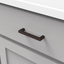 Cabinet Door Handles 3-3/4 Inch (96mm) Center to Center - Hickory Hardware Load image into Gallery viewer, Cabinet Door Handles 3-3/4 Inch (96mm) Center to Center - Hickory Hardware