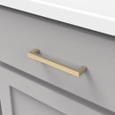 Cabinet Door Handles 5-1/16 Inch (128mm) Center to Center - Hickory Hardware Load image into Gallery viewer, Cabinet Door Handles 5-1/16 Inch (128mm) Center to Center - Hickory Hardware
