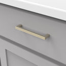 Cabinet Door Handles 5-1/16 Inch (128mm) Center to Center - Hickory Hardware Load image into Gallery viewer, Cabinet Door Handles 5-1/16 Inch (128mm) Center to Center - Hickory Hardware