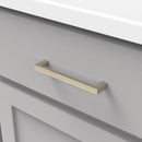 Cabinet Door Handles 5-1/16 Inch (128mm) Center to Center - Hickory Hardware Load image into Gallery viewer, Cabinet Door Handles 5-1/16 Inch (128mm) Center to Center - Hickory Hardware