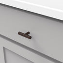 T Bar Cabinet Pulls 2-3/8 Inch X 1/2 Inch - Hickory Hardware Load image into Gallery viewer, T Bar Cabinet Pulls 2-3/8 Inch X 1/2 Inch - Hickory Hardware