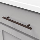 Bar Pull 6-5/16 Inch (160mm) Center to Center - Hickory Hardware Load image into Gallery viewer, Bar Pull 6-5/16 Inch (160mm) Center to Center - Hickory Hardware