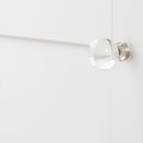 Satin Nickel Knob 1-3/8 Inch Diameter - Crystal Palace Collection Load image into Gallery viewer, Satin Nickel Knob 1-3/8 Inch Diameter - Crystal Palace Collection