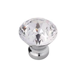 Chrome Knob 1-1/4 Inch Diameter - Crystal Palace Collection Chrome Knob 1-1/4 Inch Diameter - Crystal Palace Collection