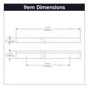 kitchen cabinet pulls 7-9/16 Inch (192mm) Center to Center - Hickory Hardware Load image into Gallery viewer, kitchen cabinet pulls 7-9/16 Inch (192mm) Center to Center - Hickory Hardware