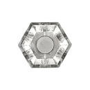 Polished Nickel Knob 1-3/16 Inch Diameter - Crystal Palace Collection Load image into Gallery viewer, Polished Nickel Knob 1-3/16 Inch Diameter - Crystal Palace Collection