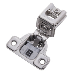 Hinge Concealed 1-1/4 Inch Overlay Face Frame Soft Close (2 Hinges/Per Pack) in Polished Nickel- Hickory Hardware Hinge Concealed 1-1/4 Inch Overlay Face Frame Soft Close (2 Hinges/Per Pack) in Polished Nickel- Hickory Hardware