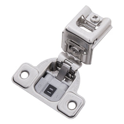 Hinge Concealed 1-3/8 Inch Overlay Face Frame Soft Close (2 Hinges/Per Pack) Polished Nickel - Hickory Hardware Hinge Concealed 1-3/8 Inch Overlay Face Frame Soft Close (2 Hinges/Per Pack) Polished Nickel - Hickory Hardware