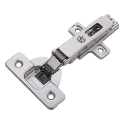 Hinge Concealed Full Overlay Frameless Soft Close (2 Hinges/Per Pack) Polished Nickel - Hickory Hardware Hinge Concealed Full Overlay Frameless Soft Close (2 Hinges/Per Pack) Polished Nickel - Hickory Hardware