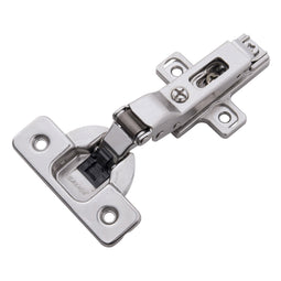 Hinge Concealed Half Overlay Frameless Soft Close (2 Hinges/Per Pack) Polished Nickel- Hickory Hardware Hinge Concealed Half Overlay Frameless Soft Close (2 Hinges/Per Pack) Polished Nickel- Hickory Hardware