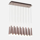 16-Light Chandelier, Industrial Hanging/ Suspension Light Fixture, 112W, 3000K(warm white), 5600LM, Island Pendant Light, Dimmable Load image into Gallery viewer, 16-Light Chandelier, Industrial Hanging/ Suspension Light Fixture, 112W, 3000K(warm white), 5600LM, Island Pendant Light, Dimmable