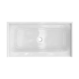 Shower Tray - Center Drain Single-Threshold - Acrylic and fiberglass -  60 X 32 X 5.5 Shower Tray - Center Drain Single-Threshold - Acrylic and fiberglass -  60 X 32 X 5.5