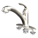 Single-Handle Pull-Out Kitchen Faucet With 2F Pull-Down Sprayer in Bronze Load image into Gallery viewer, Single-Handle Pull-Out Kitchen Faucet With 2F Pull-Down Sprayer in Bronze