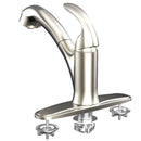 Single-Handle Pull-Out Kitchen Faucet With 2F Pull-Down Sprayer in Bronze Load image into Gallery viewer, Single-Handle Pull-Out Kitchen Faucet With 2F Pull-Down Sprayer in Bronze