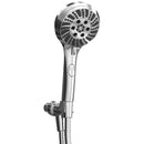 Handheld Shower 6-Settings with arm mount , Flow regulator With Fast change to trickle function by push button Load image into Gallery viewer, Handheld Shower 6-Settings with arm mount , Flow regulator With Fast change to trickle function by push button