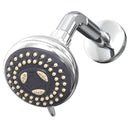 Shower Head 3-Settings, Soft Self-Cleaning Nozzles, ABS Shower Arm Load image into Gallery viewer, Shower Head 3-Settings, Soft Self-Cleaning Nozzles, ABS Shower Arm