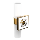2-lights-wall-sconce-with-white-glass-shade Load image into Gallery viewer, 2-lights-wall-sconce-with-white-glass-shade