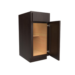 Luxor Espresso - -Single Door Base Vanity Cabinet | 15 Luxor Espresso - -Single Door Base Vanity Cabinet | 15