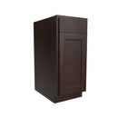 Luxor Espresso - -Single Door Base Vanity Cabinet | 15"W x 34.5"H x 18"D Load image into Gallery viewer, Luxor Espresso - -Single Door Base Vanity Cabinet | 15"W x 34.5"H x 18"D