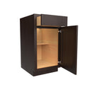 Luxor Espresso - Single Door Base Cabinet | 18"W x 34.5"H x 24"D Load image into Gallery viewer, Luxor Espresso - Single Door Base Cabinet | 18"W x 34.5"H x 24"D