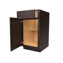 Luxor Espresso - Single Door Base Cabinet | 18"W x 34.5"H x 24"D Load image into Gallery viewer, Luxor Espresso - Single Door Base Cabinet | 18"W x 34.5"H x 24"D