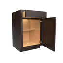 Luxor Espresso - Single Door Base Cabinet | 21"W x 34.5"H x 24"D Load image into Gallery viewer, Luxor Espresso - Single Door Base Cabinet | 21"W x 34.5"H x 24"D