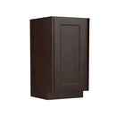 RTA Luxor Espresso - 12"W x 34.5"H x 24"D | Angle Base End Cabinet Load image into Gallery viewer, RTA Luxor Espresso - 12"W x 34.5"H x 24"D | Angle Base End Cabinet