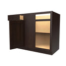 Luxor Espresso - Blind Base Cabinet | 42" W x 34.5"H x 24"D Load image into Gallery viewer, Luxor Espresso - Blind Base Cabinet | 42" W x 34.5"H x 24"D