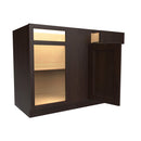 Luxor Espresso - Blind Base Cabinet | 42" W x 34.5"H x 24"D Load image into Gallery viewer, Luxor Espresso - Blind Base Cabinet | 42" W x 34.5"H x 24"D